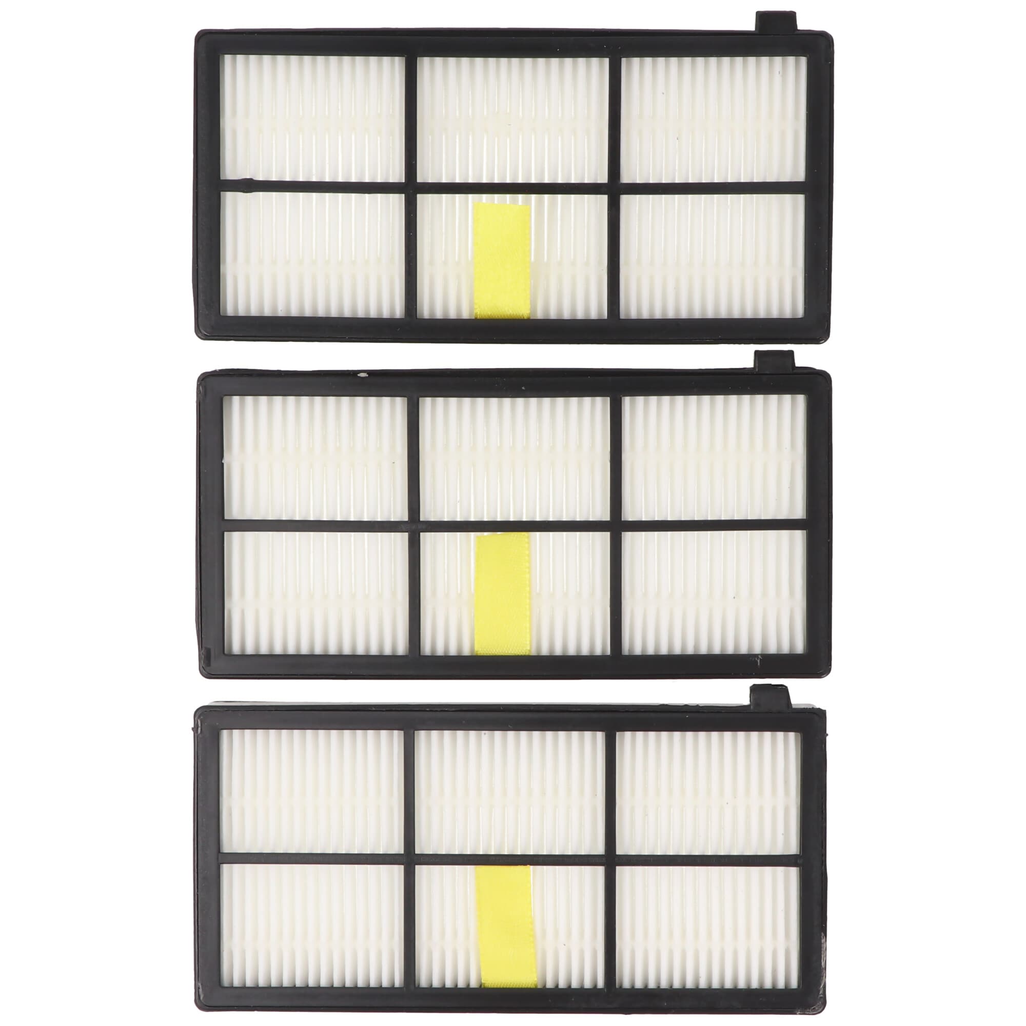 Pack de 3 filtres d'aspirateur pour aspirateurs tels que iRobot Roomba série 800, filtre Hepa, filtre anti-allergie