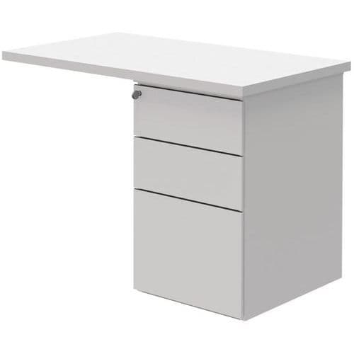 Retour Open Avec Caisson Pltcol:blanc PiÃ©tcol.:blanc