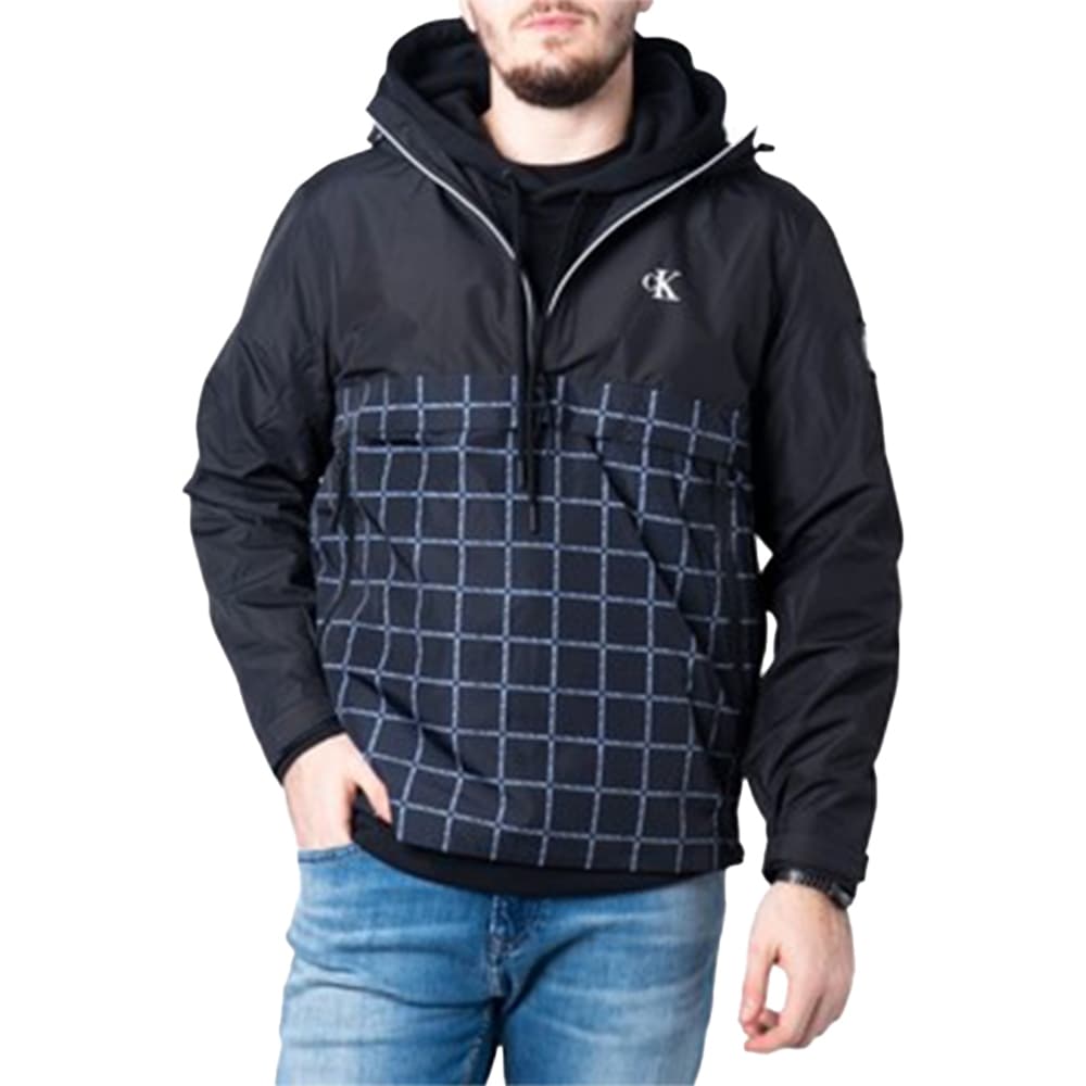 Coupe vent Calvin Klein Technical pop over Homme Noir