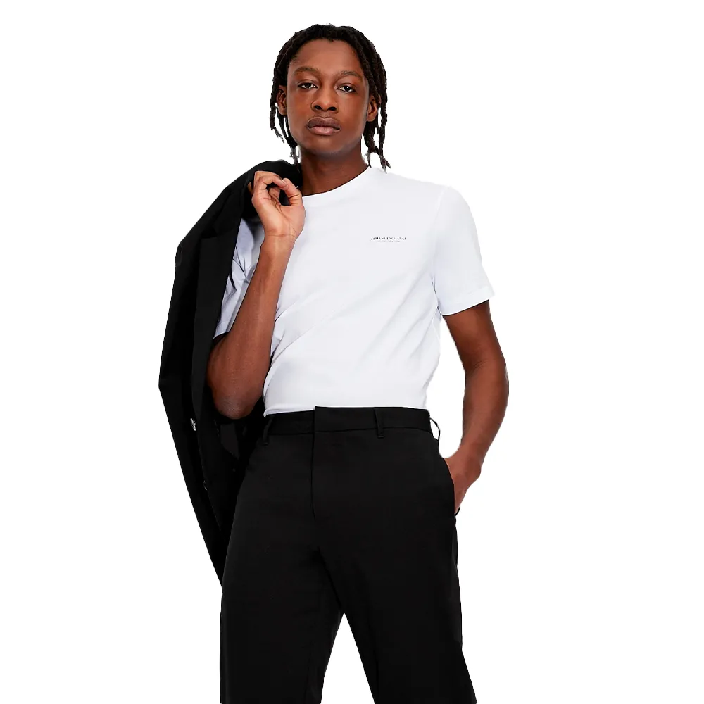 T shirt Armani Exchange Milano Homme Blanc