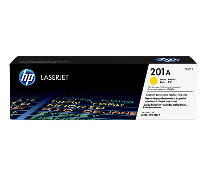 Toner laser HP CF402A jaune 1 400 pages