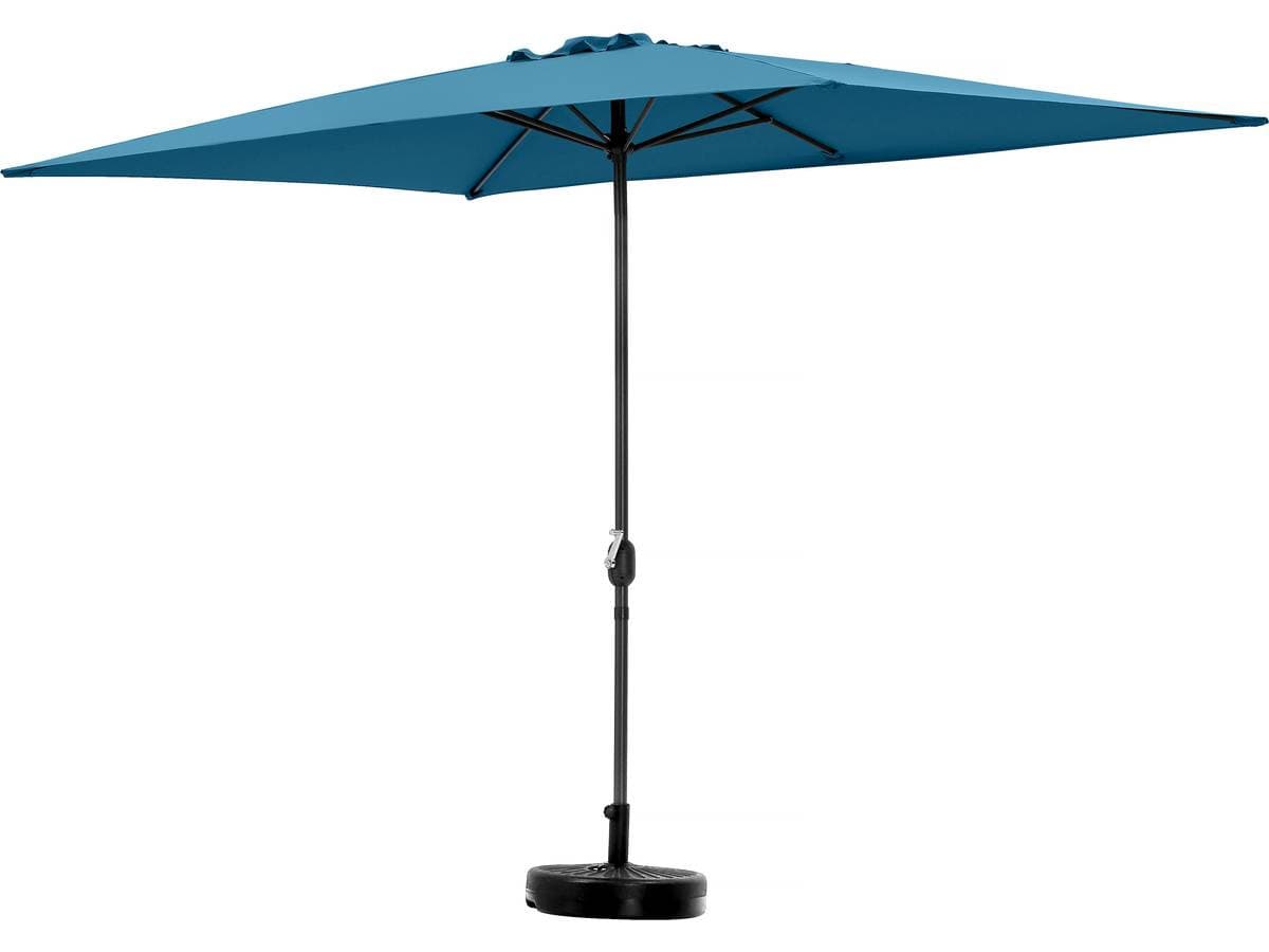 Parasol rectangulaire inclinable "Sol 2" - 2 x 3 m - Bleu