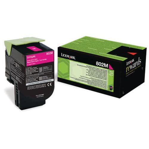 Toner - 802 - Magenta - 2000 Pages - Lexmark