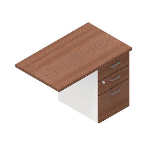 Elément De Retour Caisson Idea L100 X P60 Cm Noyer