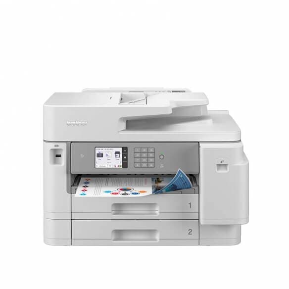 Multifonction jet d’encre couleur A4 professionnel Brother MFC-J5955DW avec Wi-Fi et impression A3