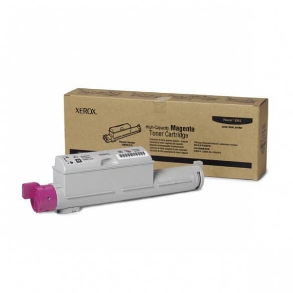 Xerox cartouche toner d'origine magenta Grande capacité pour Phaser 6360 - 106R01219