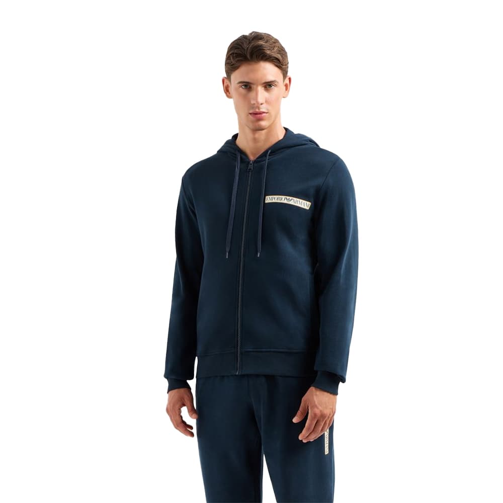 Sweat Emporio Armani GA eagle Homme Bleu